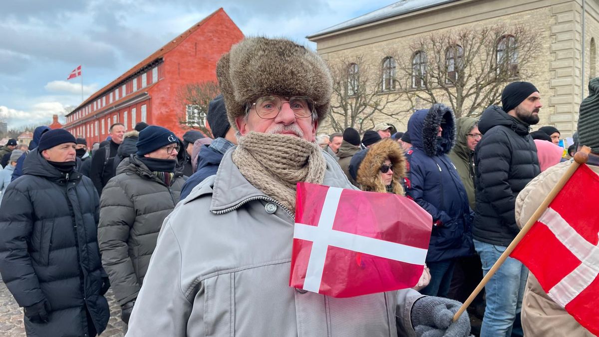 „USA jsme obdivovali, teď je tomu konec.“ V Kodani protestovali proti Trumpovi